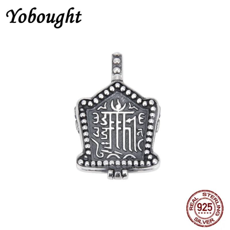 S925 Pure Silver Ten Phase Free Gawu Box Pendant Retro Thai Silver Six Character Mantra Lucky Jewelry Gift For Women
S925 Pure Silver Ten Phase Free Gawu Box Pendant Retro Thai Silver Six Character Mantra Lucky Jewelry Gift For Women