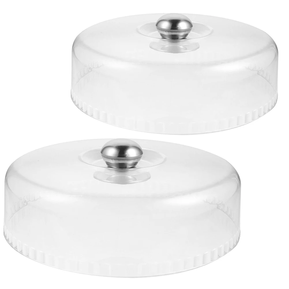 2 Pcs Clear Cake Dome 26 5x6 28x8 Dessert Cover Food Protector Acrylic Lid For Shop Party Practical Dust Proof Display 
2 Pcs Clear Cake Dome 26 5x6 28x8 Dessert Cover Food Protector Acrylic Lid For Shop Party Practical Dust Proof Display