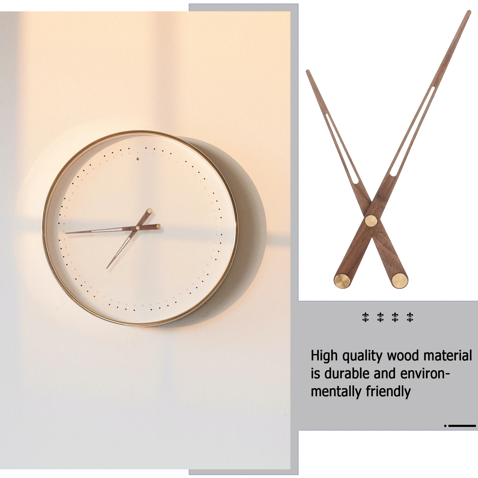 5pcs Wooden Clock Pointers Durable Mute Hands Precision Parts Replacement Diy Home Repair Supplies Decor Clock Accessories
5pcs Wooden Clock Pointers Durable Mute Hands Precision Parts Replacement Diy Home Repair Supplies Decor Clock Accessories