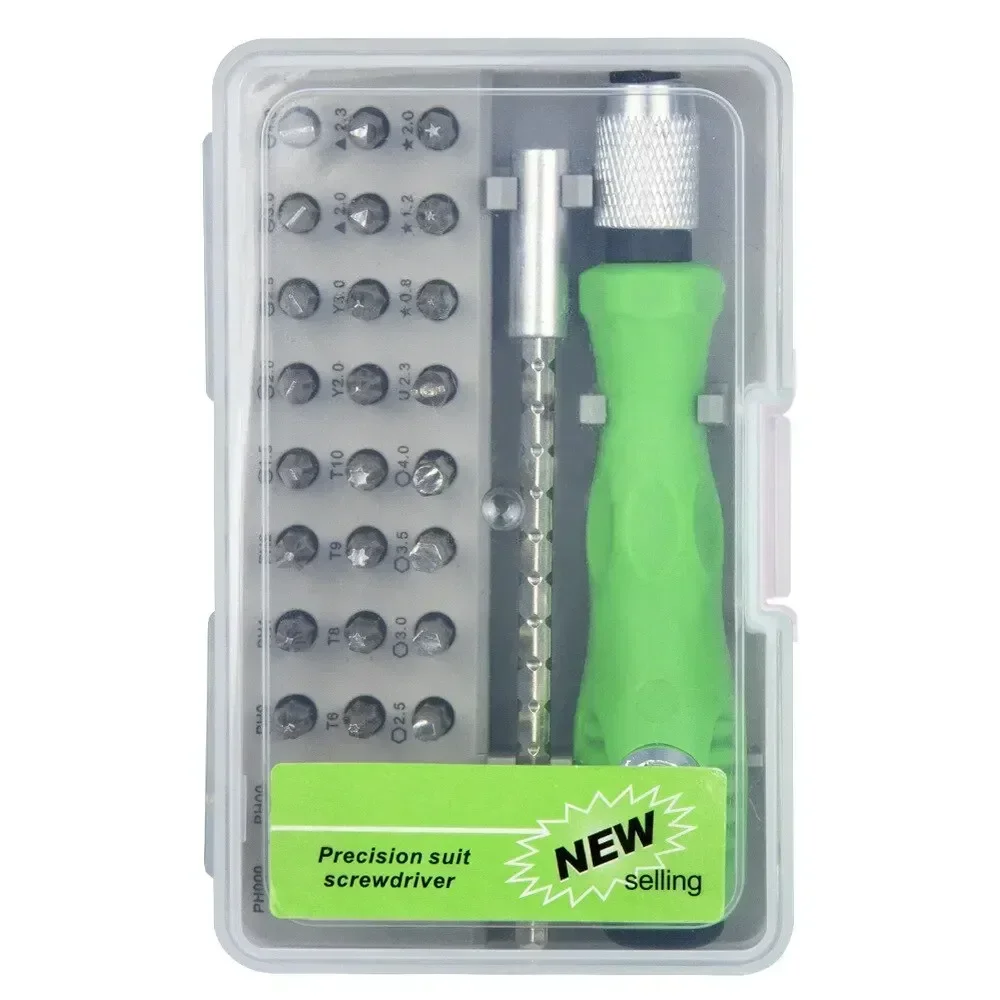 Tool Repair 32 In 1 Screwdriver Set Precision Mini Magnetic Screwdriver Bits Kit Phone Mobile IPad Camera Maintenance Hand Tools
Tool Repair 32 In 1 Screwdriver Set Precision Mini Magnetic Screwdriver Bits Kit Phone Mobile IPad Camera Maintenance Hand Tools