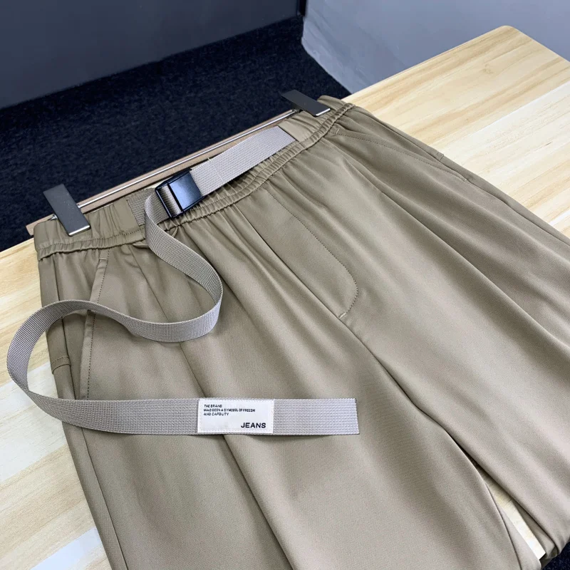 Chuanxie 3D Ice Sensation Double Weave Casual Loose Men's Nine-Foot Pants with Waist Bule Faionable Summer Leisure Trousers
Chuanxie 3D Ice Sensation Double Weave Casual Loose Men's Nine-Foot Pants with Waist Bule Faionable Summer Leisure Trousers