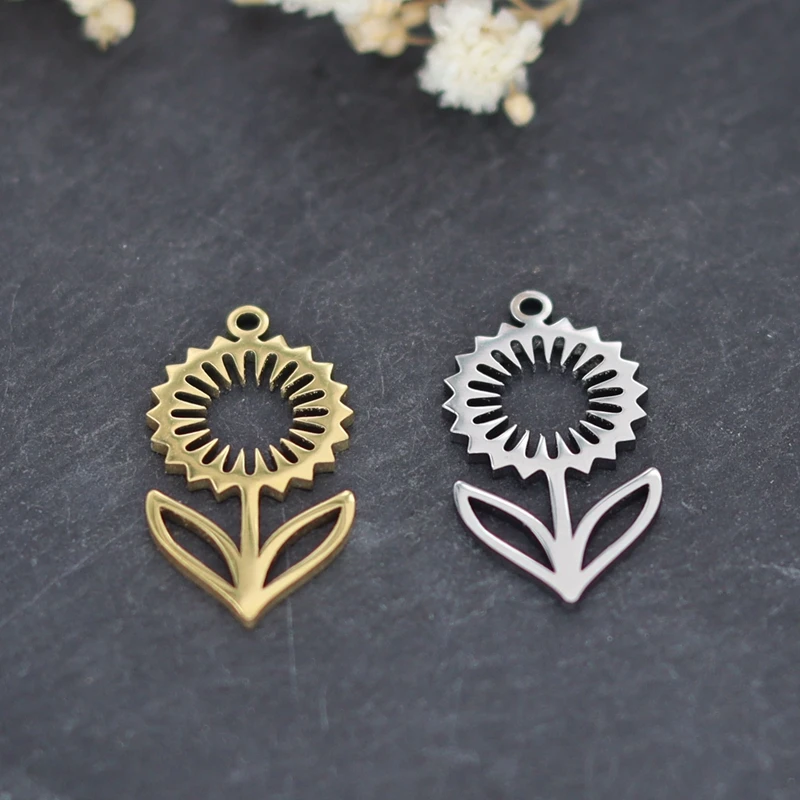 3pcs Stainless Steel Flower Pendant Charms For Jewelry Making DIY Tassels Vintage Earrings Necklace Hollow Art Line Accessories
3pcs Stainless Steel Flower Pendant Charms For Jewelry Making DIY Tassels Vintage Earrings Necklace Hollow Art Line Accessories