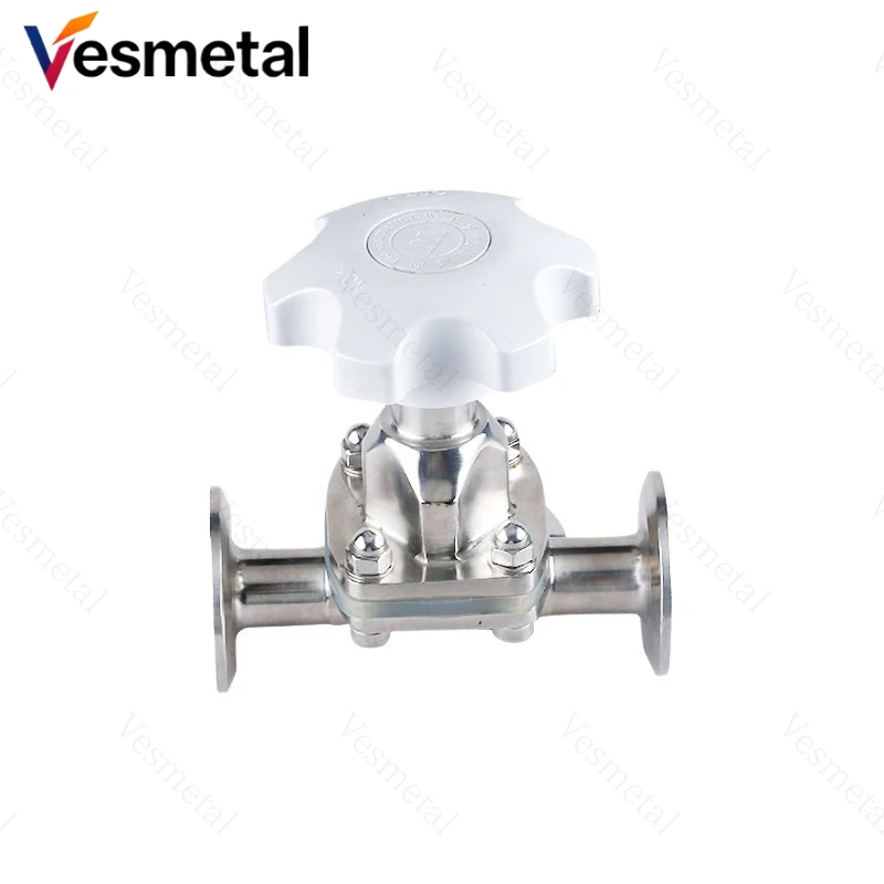 Food Grade SS316L Sanitary Tri Clamp Diaphragm Valve 3/4" 1" 1.5" 2" for Beer Brewery & Dairy Processing
Food Grade SS316L Sanitary Tri Clamp Diaphragm Valve 3/4" 1" 1.5" 2" for Beer Brewery & Dairy Processing