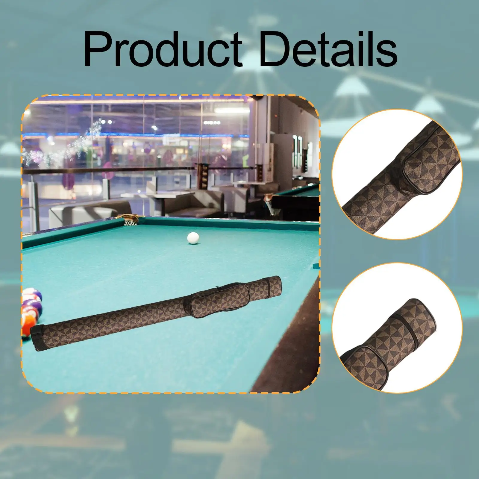 Snooker Cue Box Hard Billiard Carrying Case PVC Material with Pocket for 1 2 Pool Cue Accessories Storage
Snooker Cue Box Hard Billiard Carrying Case PVC Material with Pocket for 1 2 Pool Cue Accessories Storage