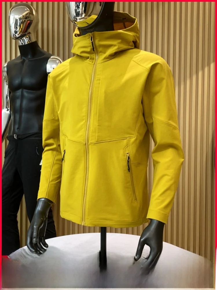 Outdoor Men's Softell Jaet with Hood 3D Surrounding Cutting Windproof Waterproof Spring Sportswear Stand Fit Casual Sle
Outdoor Men's Softell Jaet with Hood 3D Surrounding Cutting Windproof Waterproof Spring Sportswear Stand Fit Casual Sle