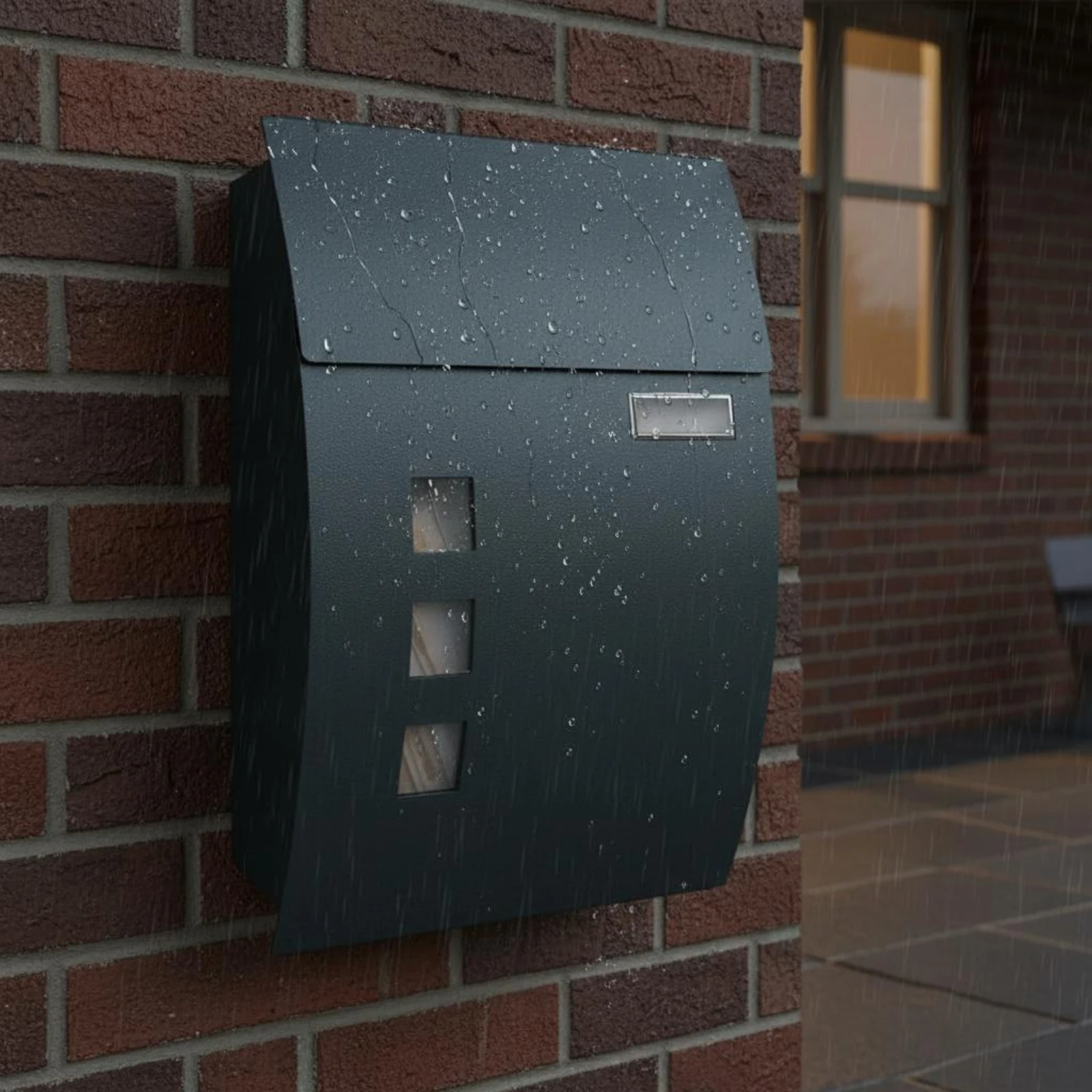 Wall-Mounted Mailbox Easy Installation Lockable Mailbox Post Box with Window Rust Resistant Postbox Heavy Duty
Wall-Mounted Mailbox Easy Installation Lockable Mailbox Post Box with Window Rust Resistant Postbox Heavy Duty