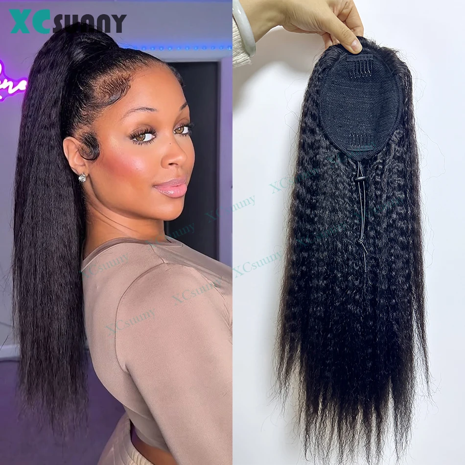Ponytail Extension Human hair Kinky Straight Drawstring Ponytail Human Hair Burmese Warp Around Ponytail Human Hair Extensions
Ponytail Extension Human hair Kinky Straight Drawstring Ponytail Human Hair Burmese Warp Around Ponytail Human Hair Extensions