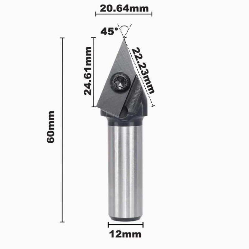 6/12MM Shank Woodworking Chamfer 3D Engraving Milling Cutter CNC Blade V Grooving Milling Cutter 45 Degree V Drill
6/12MM Shank Woodworking Chamfer 3D Engraving Milling Cutter CNC Blade V Grooving Milling Cutter 45 Degree V Drill