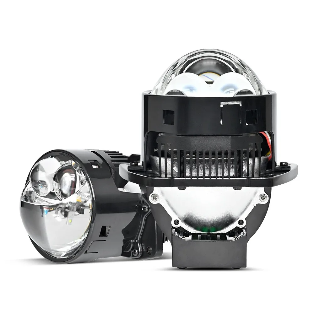 3 Inch Bi Led 2 Laser Headlight Lens 12V 70W 6000K Double Reflectors for Car Motorcycle Retrofit
3 Inch Bi Led 2 Laser Headlight Lens 12V 70W 6000K Double Reflectors for Car Motorcycle Retrofit