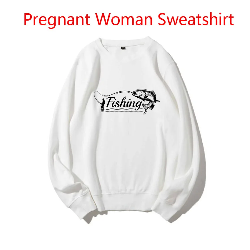 Funny Cute Fishing Print Pullover Pregnant Woman Sweatshirt Korean Version Maternity Women Sweaters Spring Autumn
Funny Cute Fishing Print Pullover Pregnant Woman Sweatshirt Korean Version Maternity Women Sweaters Spring Autumn