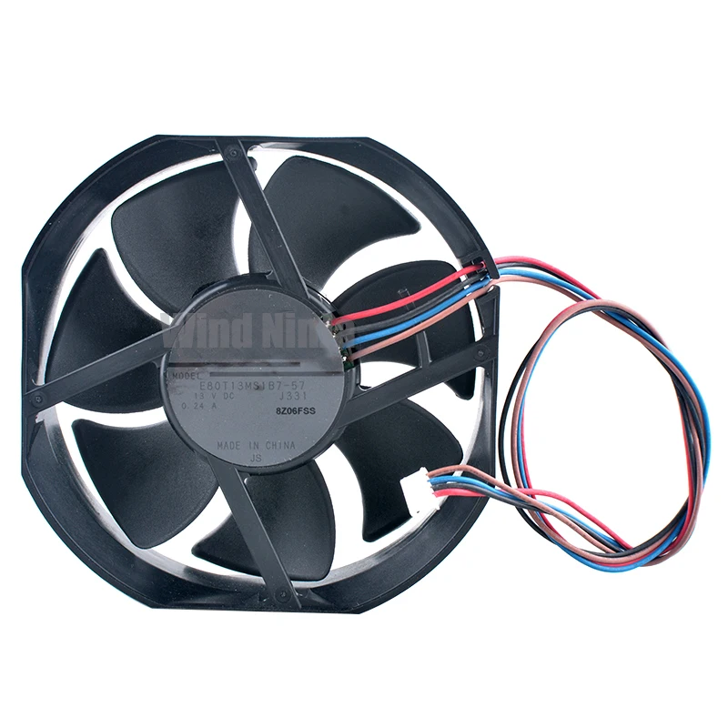 8cm 80mm Cooling Fan E80T13MS1B7-57 DC13V 0.24A 4-Pin round Fan for EB-C2040XN C2080XN C745WN Projector Chassis CPU 80x80x25mm
8cm 80mm Cooling Fan E80T13MS1B7-57 DC13V 0.24A 4-Pin round Fan for EB-C2040XN C2080XN C745WN Projector Chassis CPU 80x80x25mm