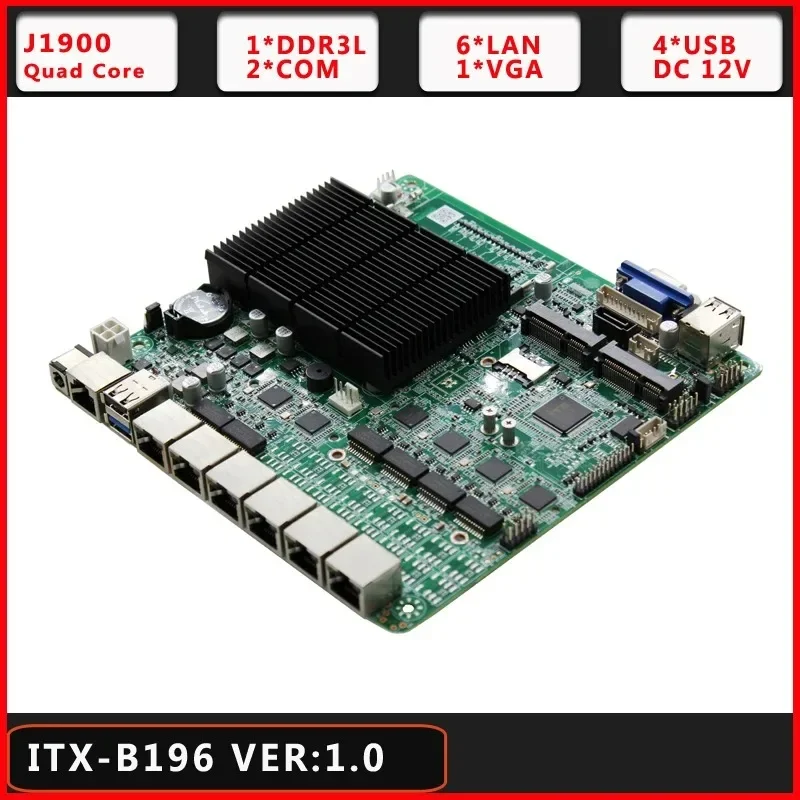 J4125 Main Board Dual Network Port J1900ITX Industrial Control Main Board Integrated Fanless Quad-core CPU Low Power Consumption
J4125 Main Board Dual Network Port J1900ITX Industrial Control Main Board Integrated Fanless Quad-core CPU Low Power Consumption