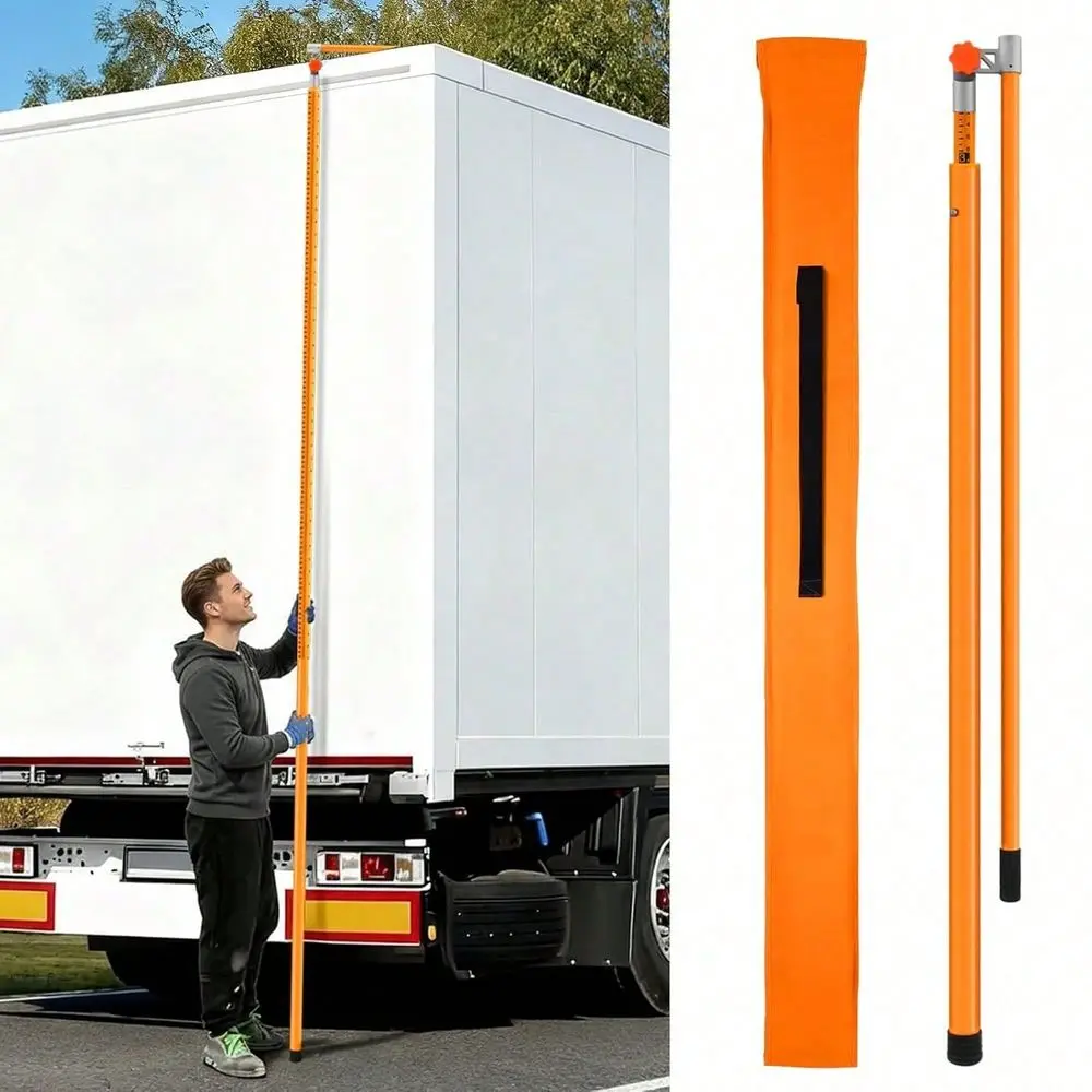 Height Measuring Stick,20FT Load Height Measuring Stick, Metric Imperial, Sturdy Fiberglass Truck Height Stick With Adjustable
Height Measuring Stick,20FT Load Height Measuring Stick, Metric Imperial, Sturdy Fiberglass Truck Height Stick With Adjustable