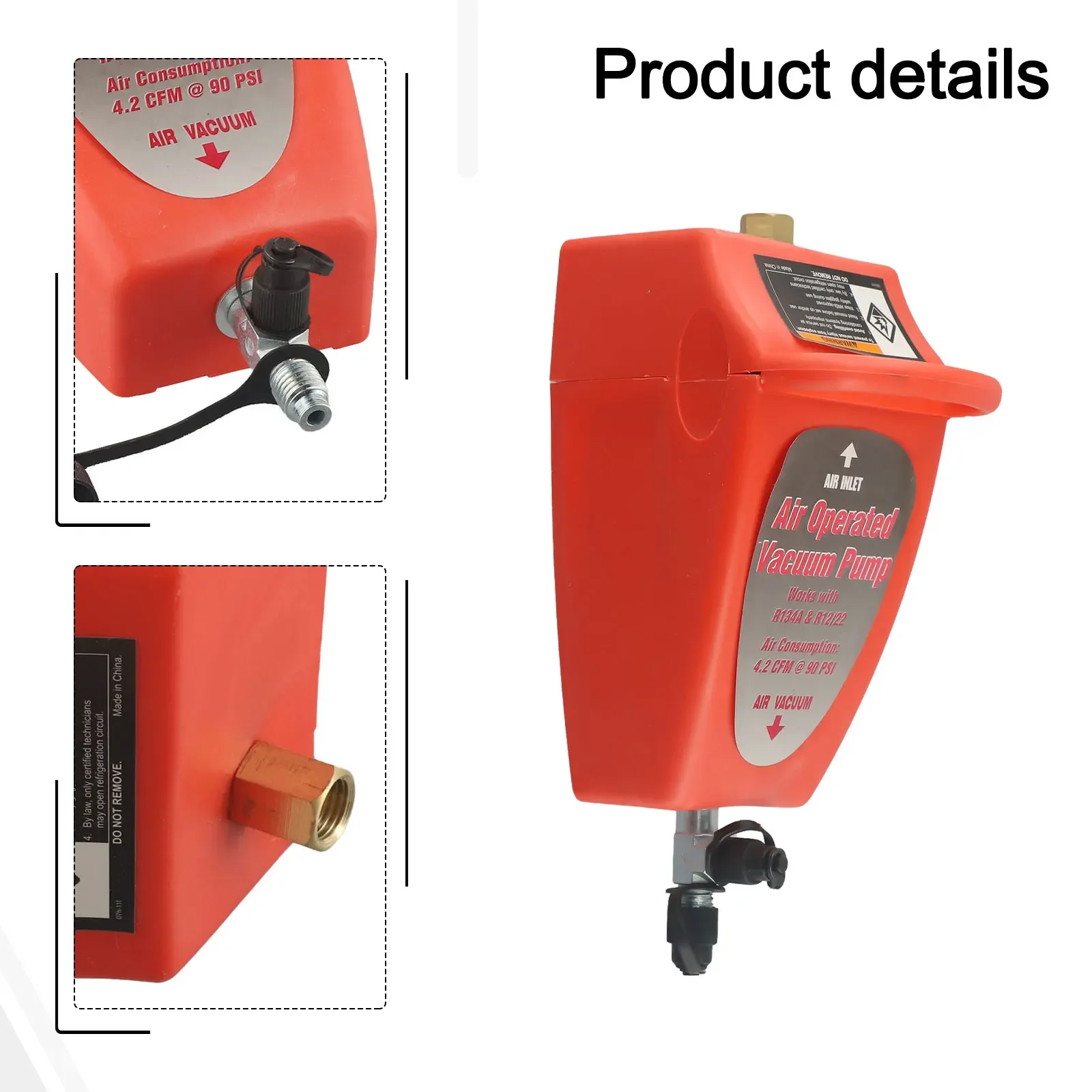 Making It Safer Vacuum Pump Vacuum Pump Polyethylene 1/4 "-1/8NPT High Quality Lightweight And Designed Vacuum Pump
Making It Safer Vacuum Pump Vacuum Pump Polyethylene 1/4 "-1/8NPT High Quality Lightweight And Designed Vacuum Pump