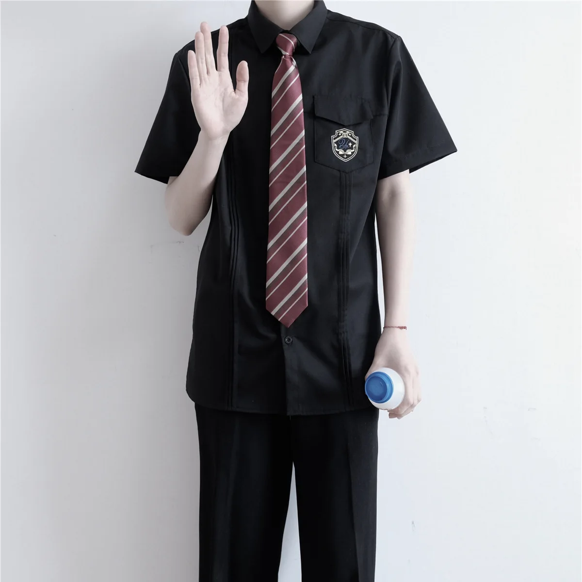 Original Boys' Uniform White Shirt Embroidered Versatile Top College Style Couple's Shirt Class School Uniform Short Sleeve
Original Boys' Uniform White Shirt Embroidered Versatile Top College Style Couple's Shirt Class School Uniform Short Sleeve