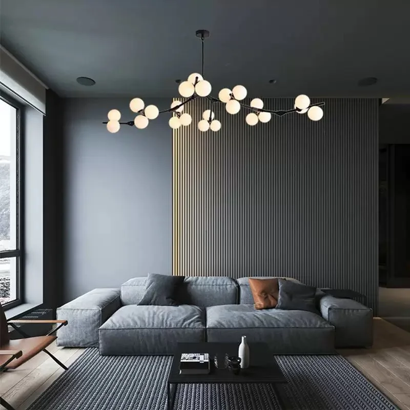 Nordic Branch Magic Bean Molecule Postmodern Glass Balls Designer Engineering Smart Lamps for Living Dining Study Room
Nordic Branch Magic Bean Molecule Postmodern Glass Balls Designer Engineering Smart Lamps for Living Dining Study Room