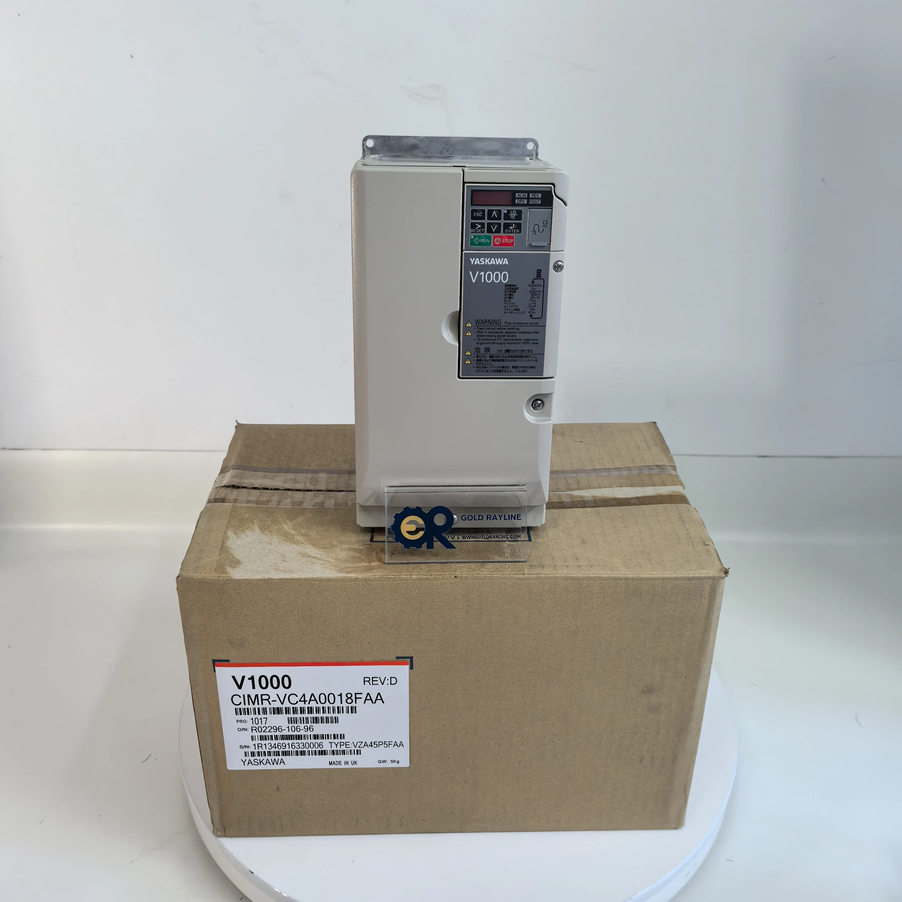 Новый инвертор Yaskawa CIMR-VC4A0018FAA в наличии
Новый инвертор Yaskawa CIMR-VC4A0018FAA в наличии