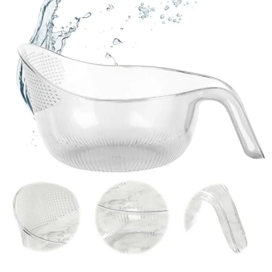 2-In-1 Rice Strainer, Large Rice Washer Beans Washer Strainers And Colanders - Washing Bowl for Fruit Washing Bowl With Straine
2-In-1 Rice Strainer, Large Rice Washer Beans Washer Strainers And Colanders - Washing Bowl for Fruit Washing Bowl With Straine