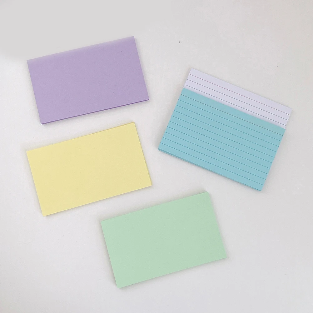 300pcs Colorful Index Cards Blank Notepads Ruled Flashcards Sheets Study Flash Cards For College Students School Office Home
300pcs Colorful Index Cards Blank Notepads Ruled Flashcards Sheets Study Flash Cards For College Students School Office Home