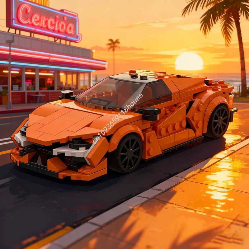 292pcs MOC Lamborghiniesed Revuelto Supercar Model Building toy blocks Christmas gifts Architecture creative idea Education Kids
292pcs MOC Lamborghiniesed Revuelto Supercar Model Building toy blocks Christmas gifts Architecture creative idea Education Kids