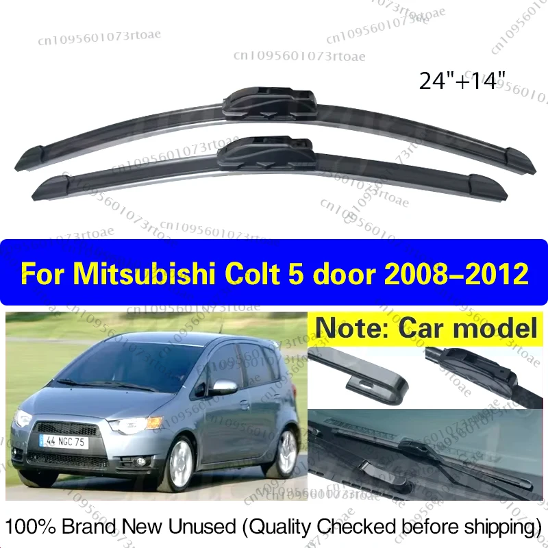 Car Wiper Blade For Mitsubishi Colt 5 door 2008 - 2012 Front Window Windscreen Windshield Wipers J hook 24"+14" Car Accessories
Car Wiper Blade For Mitsubishi Colt 5 door 2008 - 2012 Front Window Windscreen Windshield Wipers J hook 24"+14" Car Accessories