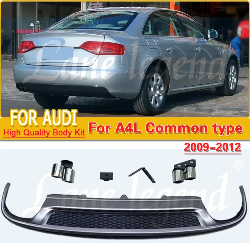 For Audi A4 A4L 2009-2012 S4 Style Rear Lip Diffuser Bilateral Four Out Car Body Kit Bumper Honeycomb Styling Rear Spoiler
For Audi A4 A4L 2009-2012 S4 Style Rear Lip Diffuser Bilateral Four Out Car Body Kit Bumper Honeycomb Styling Rear Spoiler