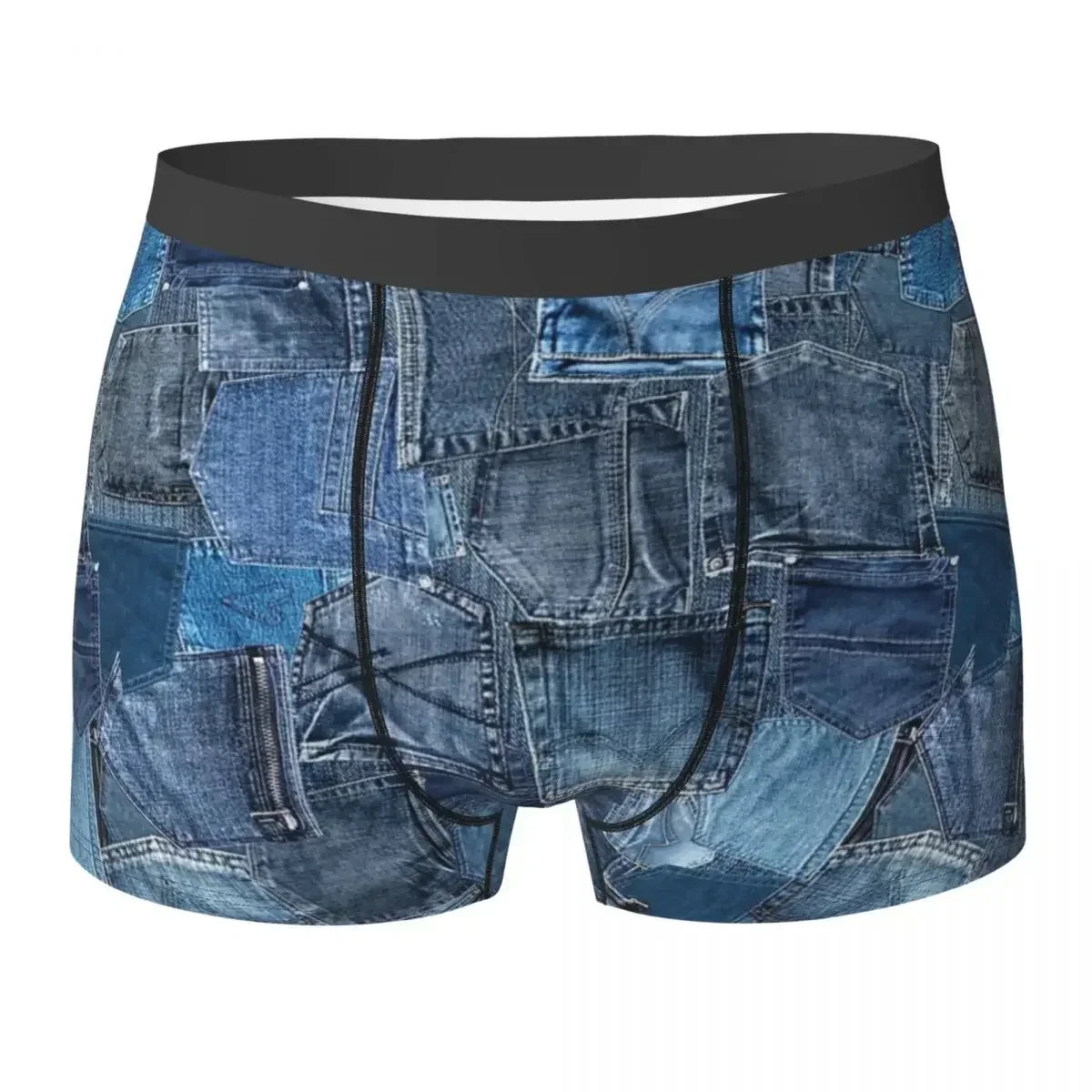 Boxer Underpants Shorts Blue Denim Jeans Pocket Patchwork Panties Male Comfortable Underwear for Homme Man Boyfriend Gifts
Boxer Underpants Shorts Blue Denim Jeans Pocket Patchwork Panties Male Comfortable Underwear for Homme Man Boyfriend Gifts