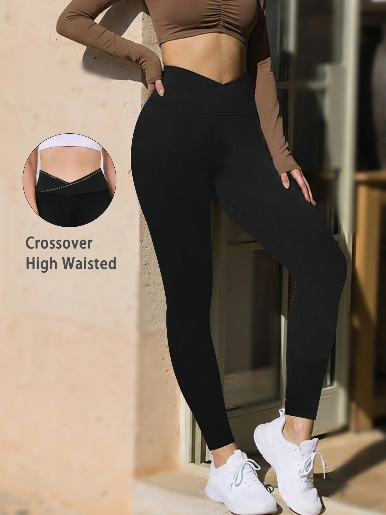 Women's Super Soft Crossover High Waisted Leggings Tummy Control Workout Yoga Running casual wear Leggings
Women's Super Soft Crossover High Waisted Leggings Tummy Control Workout Yoga Running casual wear Leggings