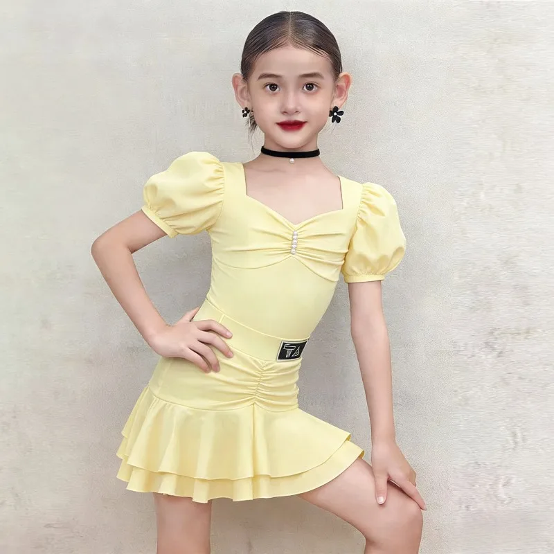 Yellow Suit Backless Top Skirt Latin Dance Clothes For Girls Chacha Latin Dance Competition Performance Practice Costume
Yellow Suit Backless Top Skirt Latin Dance Clothes For Girls Chacha Latin Dance Competition Performance Practice Costume