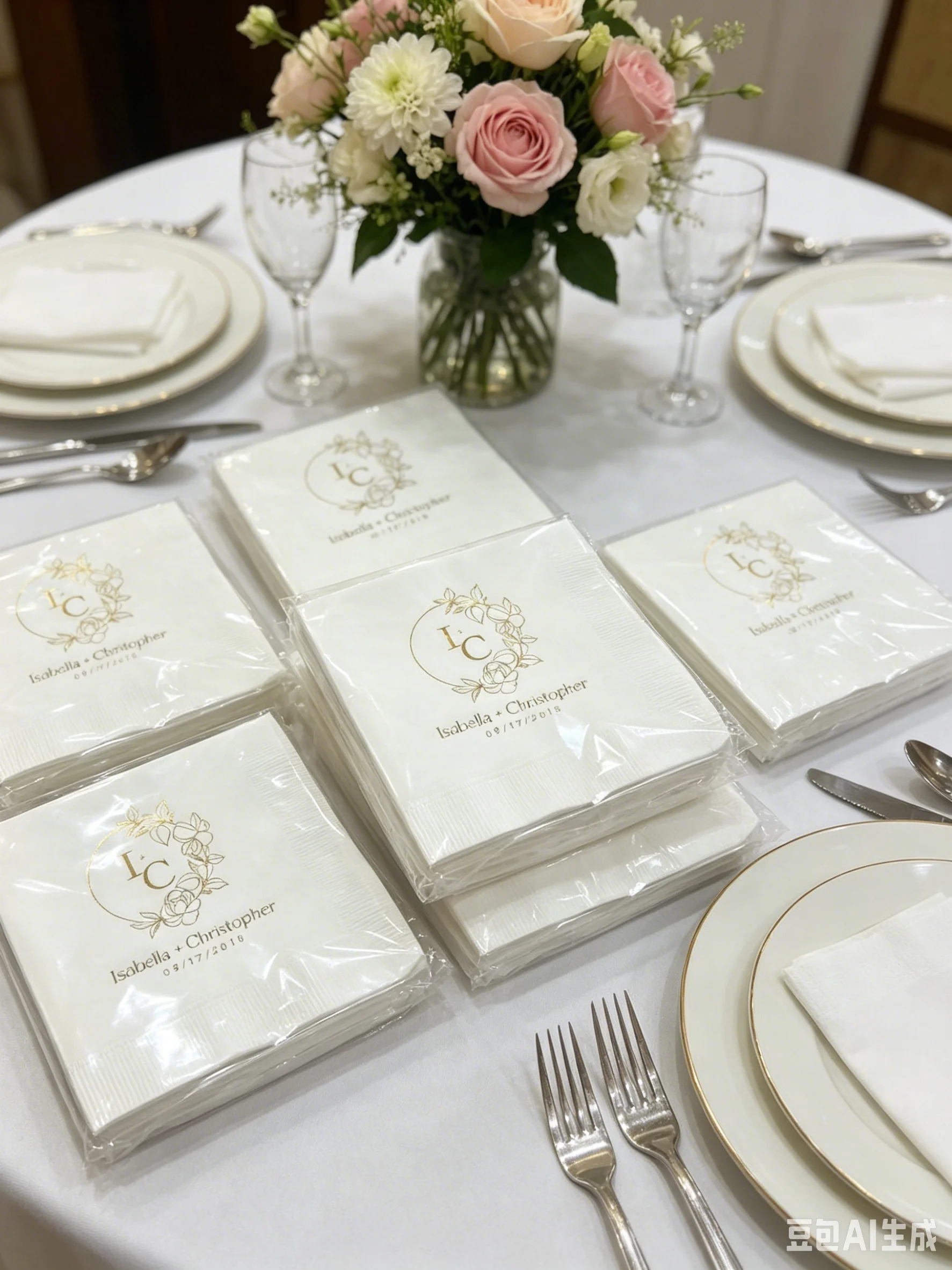 Personalized Letterpress Monogrammed Napkins, Custom Logo Artwork Printed Disposable Napkins, Customized Table Favors
Personalized Letterpress Monogrammed Napkins, Custom Logo Artwork Printed Disposable Napkins, Customized Table Favors