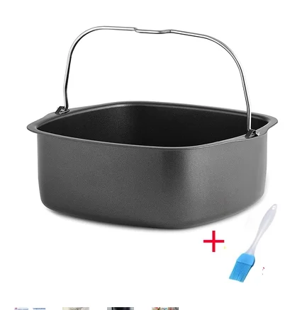 Подходит для фритюрницы Philips HD9100HD9252HD9200, корзина для выпечки с двойным грилем, аксессуары для сковородок для пиццы
Подходит для фритюрницы Philips HD9100HD9252HD9200, корзина для выпечки с двойным грилем, аксессуары для сковородок для пиццы