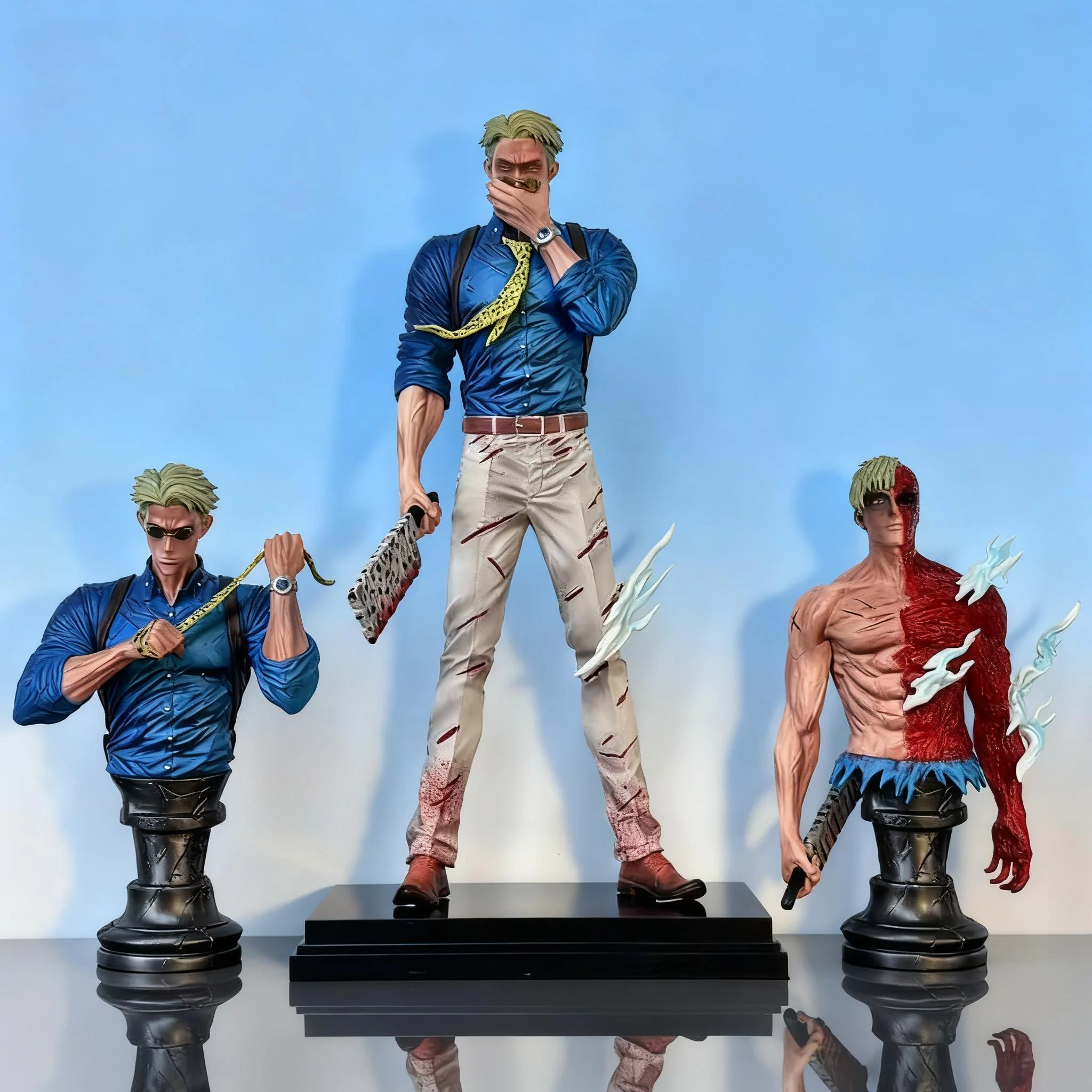 Jujutsu Kaisen Kento Nanami Deluxe Figure - 3 Swapable Upper Bodies with Last Moment Scene, Collector's Edition Anime Gift
Jujutsu Kaisen Kento Nanami Deluxe Figure - 3 Swapable Upper Bodies with Last Moment Scene, Collector's Edition Anime Gift