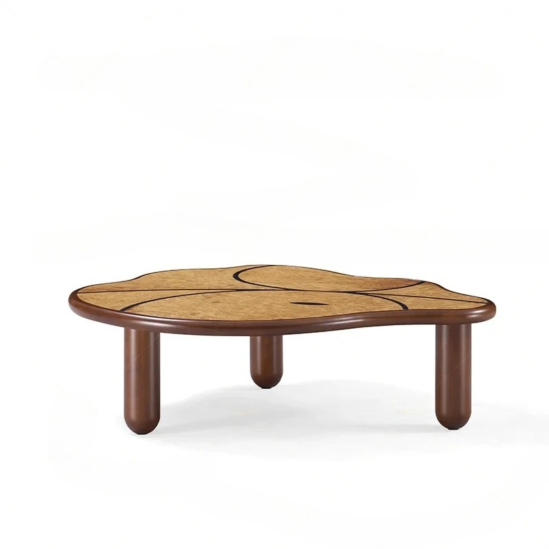 Medieval style solid wood coffee table combination modern simple living room household small apartment designer coffee table
Medieval style solid wood coffee table combination modern simple living room household small apartment designer coffee table