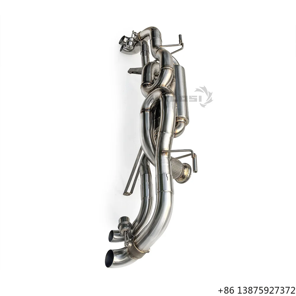 Valved SS304 Catback Exhaust System for Huracan LP580 LP610 5.2 2009-2014 Racing Performance Sports Muffler Pipes
Valved SS304 Catback Exhaust System for Huracan LP580 LP610 5.2 2009-2014 Racing Performance Sports Muffler Pipes