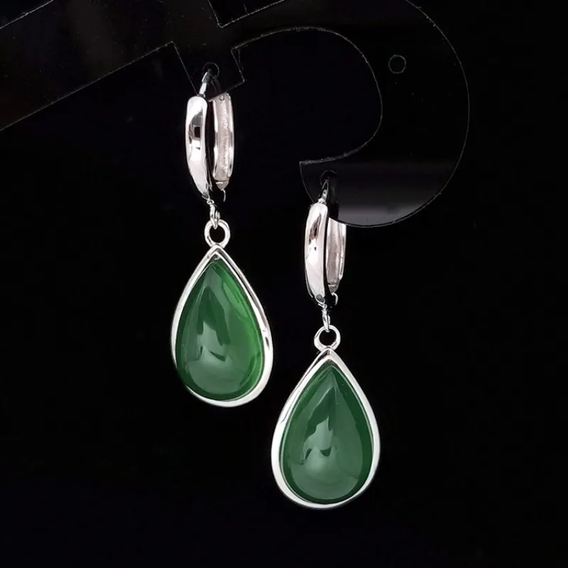 925 earrings, whole body Tremella buckle retro feng shui drop earrings women's earrings
925 earrings, whole body Tremella buckle retro feng shui drop earrings women's earrings