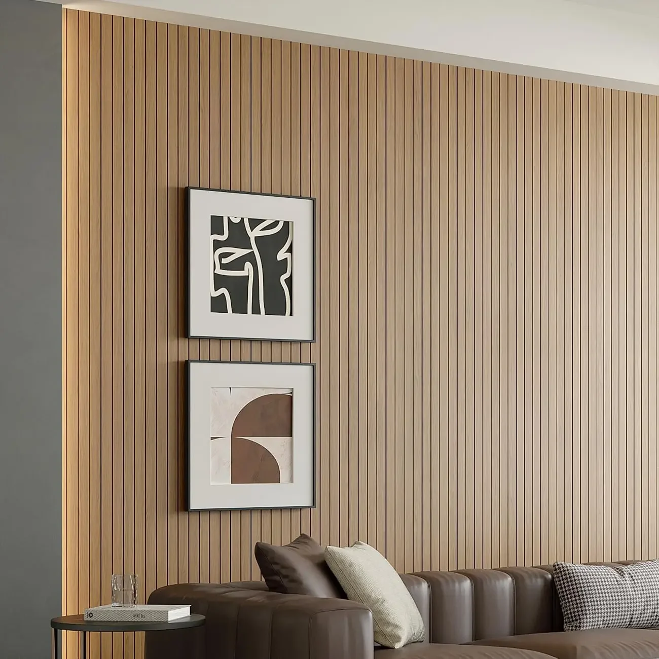 Cloududa Wall Panel 40*300cm Thickened Faux Wood Slat Panel Artificial Oak Wood Grain Self-adhesive Soundproof Peel And Stick
Cloududa Wall Panel 40*300cm Thickened Faux Wood Slat Panel Artificial Oak Wood Grain Self-adhesive Soundproof Peel And Stick