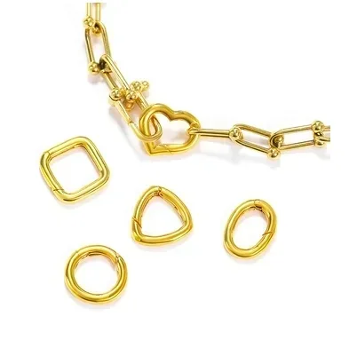 18k gold clasp diy jewelry parts fine gold gold circle clasp square shape heart shape
18k gold clasp diy jewelry parts fine gold gold circle clasp square shape heart shape