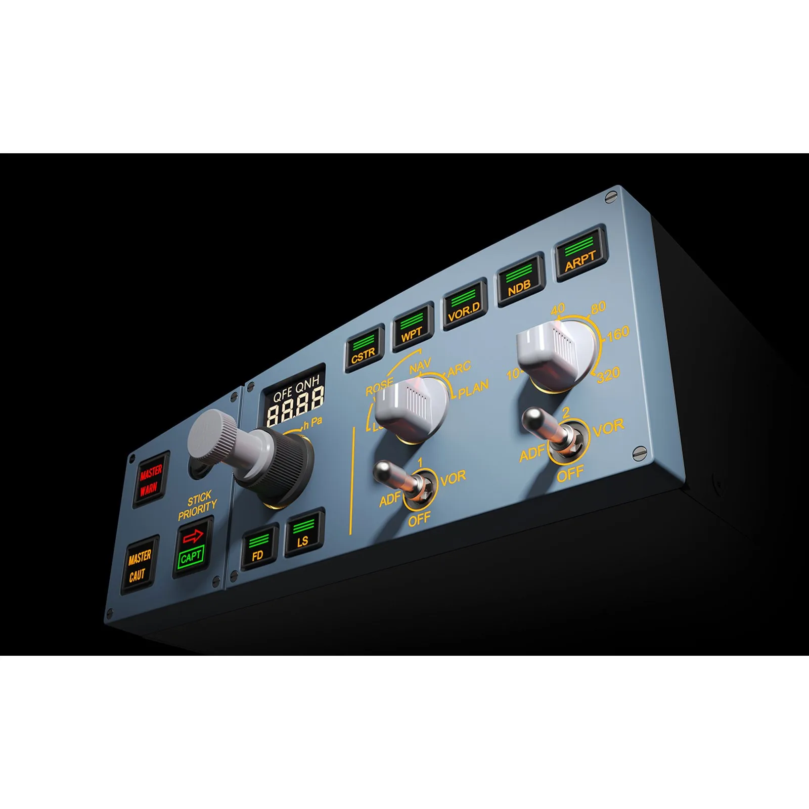 WingFlex Compact A320 EFIS CUBE with Dual-Color LCD Warning Panel and Plug-and-Play USB Connectivity
WingFlex Compact A320 EFIS CUBE with Dual-Color LCD Warning Panel and Plug-and-Play USB Connectivity