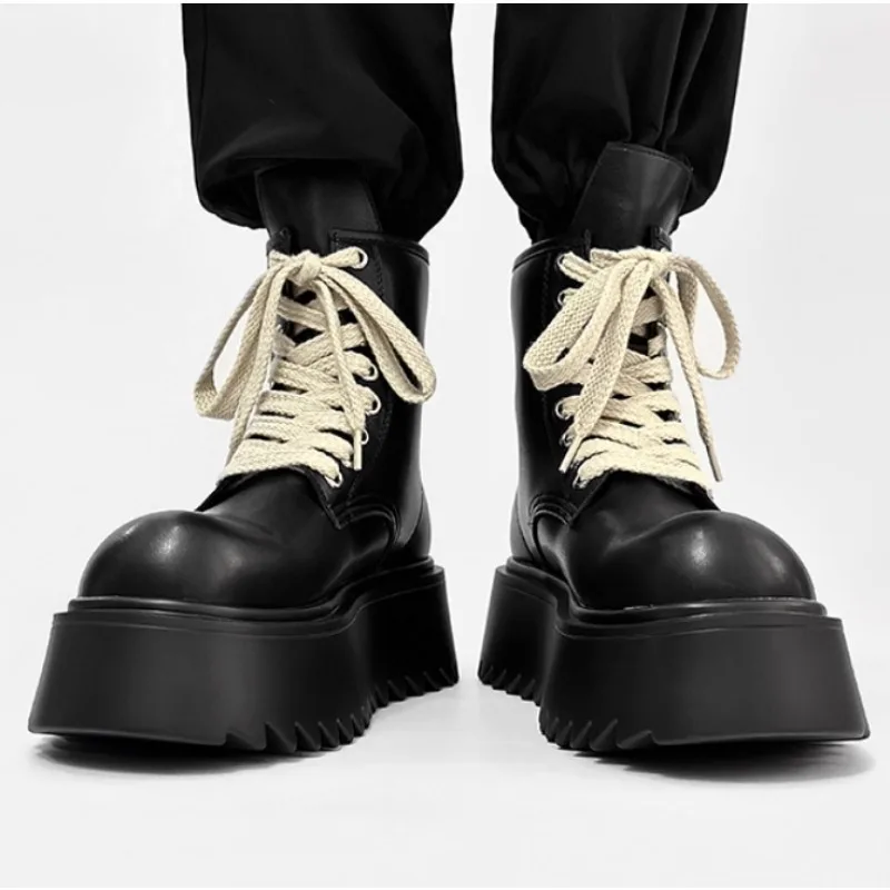New Couple Punk Motorcycle Boots 2026 High-quality Men's and Women's Breathable Non-slip Lace-up Casual Shoes Men's Boots
New Couple Punk Motorcycle Boots 2026 High-quality Men's and Women's Breathable Non-slip Lace-up Casual Shoes Men's Boots