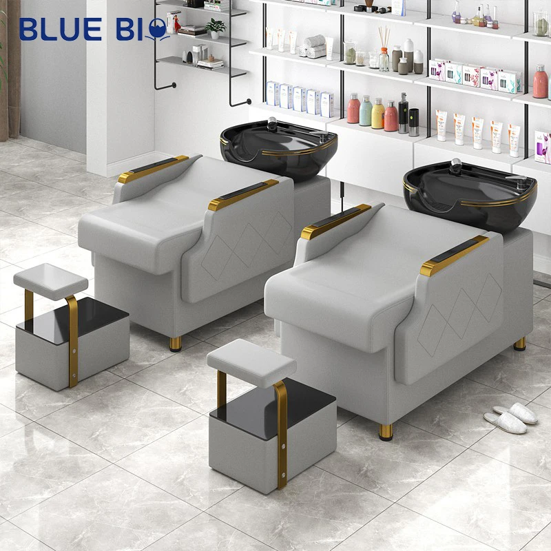 Modern Barber Shop Luxury Backwash Head Spa Hair Wash Chair Salon Shampoo Chair Bed
Modern Barber Shop Luxury Backwash Head Spa Hair Wash Chair Salon Shampoo Chair Bed