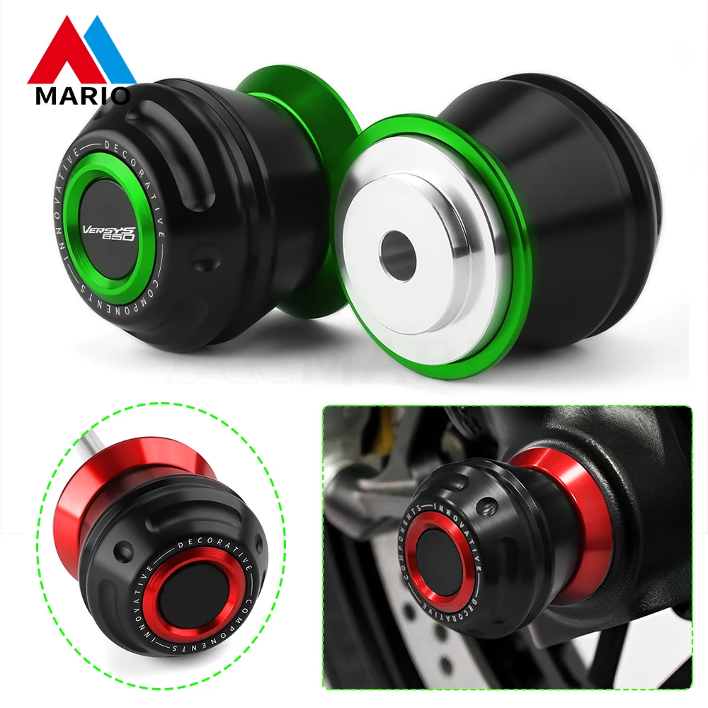 Motorcycle Front Wheel Protector Axle Fork Crash Protect Slider For KAWASAKI Versys 650 VERSYS 1000 Versys 650 1000 2017-2024
Motorcycle Front Wheel Protector Axle Fork Crash Protect Slider For KAWASAKI Versys 650 VERSYS 1000 Versys 650 1000 2017-2024