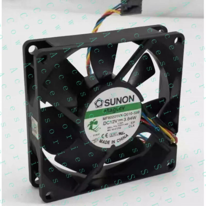 PP+ 1PC cooling fan 12V 3.84W 80*80*20mm 4pin MF80201VX-Q010-S99 8020
PP+ 1PC cooling fan 12V 3.84W 80*80*20mm 4pin MF80201VX-Q010-S99 8020