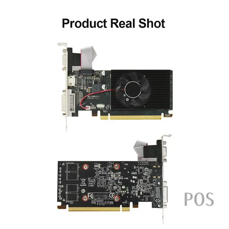 1 шт. Видеокарта R5 230 2 ГБ GDDR3 — совместимая видеокарта DVI-D VGA, черный-POS
1 шт. Видеокарта R5 230 2 ГБ GDDR3 — совместимая видеокарта DVI-D VGA, черный-POS