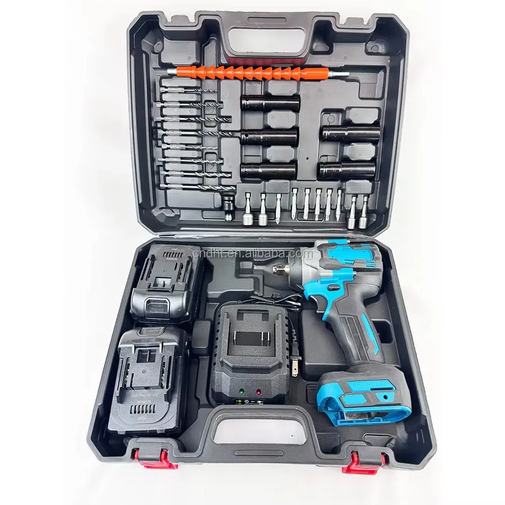 24V Brushless Cordless Impact Wrench, 2400W, High Torque, Lithium Battery, Industrial Grade, DIY Use
24V Brushless Cordless Impact Wrench, 2400W, High Torque, Lithium Battery, Industrial Grade, DIY Use