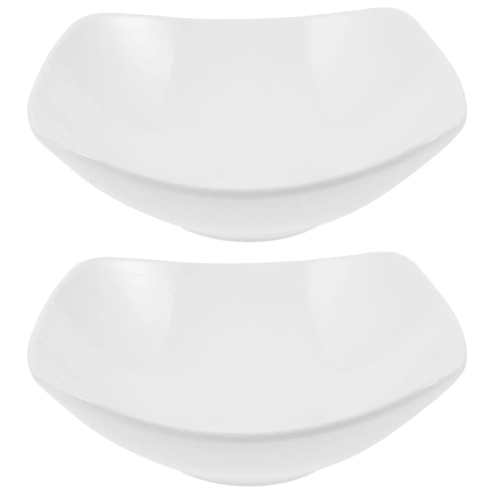 2Pcs Square Ceramic Bowl with Four-sided Feet for Hotel Style Cold Salad Dessert Snack Tray Organizer Utility Decorative
2Pcs Square Ceramic Bowl with Four-sided Feet for Hotel Style Cold Salad Dessert Snack Tray Organizer Utility Decorative