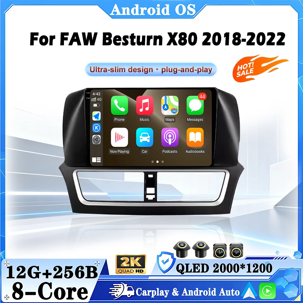 9 Inch Android 16 Car Radio For FAW Besturn X80 2018-2022 Stereo Receiver GPS Navigation DSP Video Carplay Player NO 2DIN DVD
9 Inch Android 16 Car Radio For FAW Besturn X80 2018-2022 Stereo Receiver GPS Navigation DSP Video Carplay Player NO 2DIN DVD