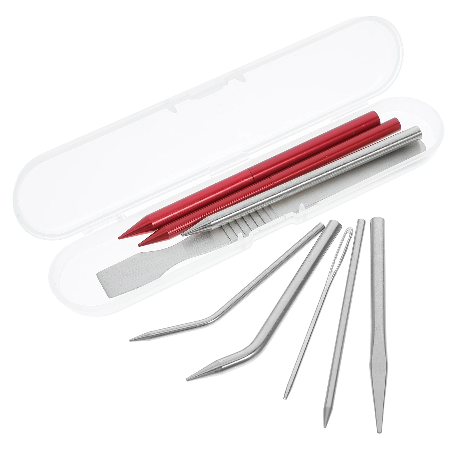 DIY Bracelet Lacing Needle Set Durable Aviation Aluminum Sewing Supplies Cross Stitch Work Umbrella Cord Weaving Tool Kit
DIY Bracelet Lacing Needle Set Durable Aviation Aluminum Sewing Supplies Cross Stitch Work Umbrella Cord Weaving Tool Kit