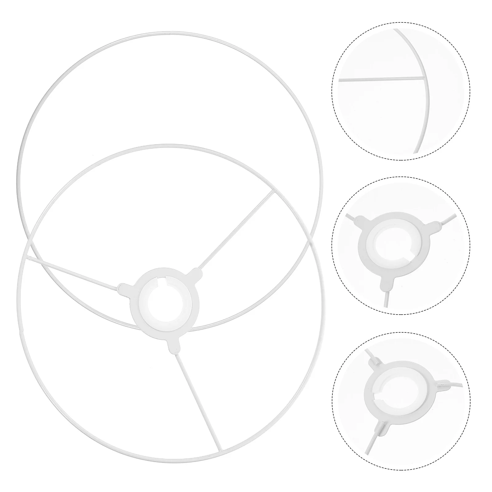 25cm Lampshade Frames Wire Shade Fitter Metal Support 1 Set 2pcs Projects Family Restaurant Coffee Shop Drum Shape
25cm Lampshade Frames Wire Shade Fitter Metal Support 1 Set 2pcs Projects Family Restaurant Coffee Shop Drum Shape