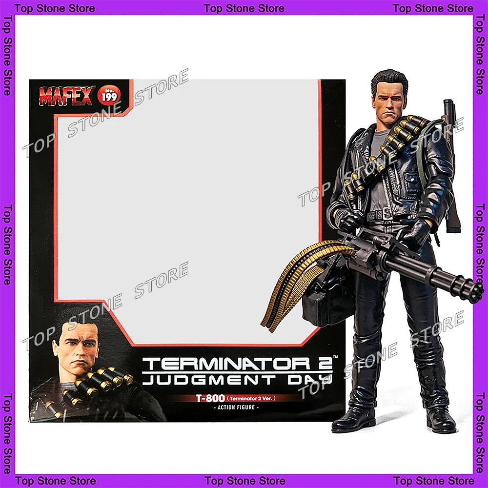 Terminator 2 Judgement Day Figures T-800 (T2 Ver.) Action Figure MAFEX No.199 T 800 Schwarzenegger Figure Collection Model Toys
Terminator 2 Judgement Day Figures T-800 (T2 Ver.) Action Figure MAFEX No.199 T 800 Schwarzenegger Figure Collection Model Toys