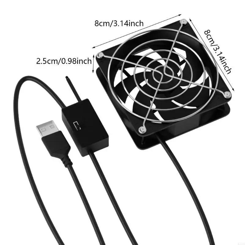 K3NB 8CM USB -охлаждающий вентилятор Регулируемый термостат с 3 скоростью управления температурой
K3NB 8CM USB -охлаждающий вентилятор Регулируемый термостат с 3 скоростью управления температурой